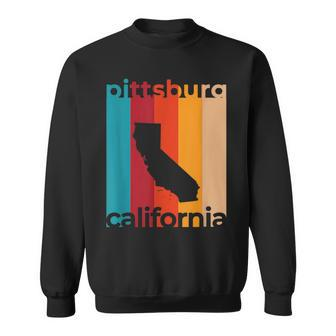 Pittsburg Ca Souvenirs Retro California Sweatshirt | Mazezy