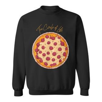Pizza Salami Pepperoni Italian Food Restaurant Gift Sweatshirt | Mazezy