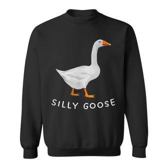 Playful 'Silly Goose' Quirky And Fun Sweatshirt | Mazezy