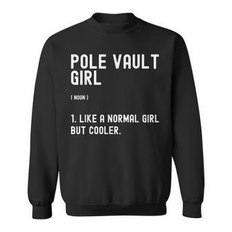 Pole Vault Girl Pole Vaulting Training Polevaulting Vintage Sweatshirt | Mazezy DE
