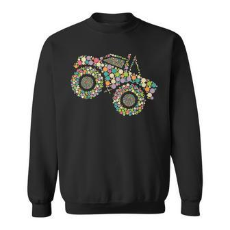 Polka Dot Monster Truck Dot Day Sweatshirt | Mazezy AU