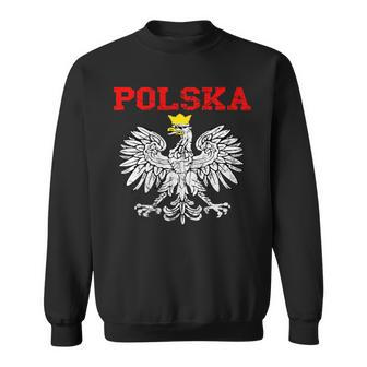 Polska Polish Eagle Poland Flag Polish Pride Polska Poland Sweatshirt - Seseable