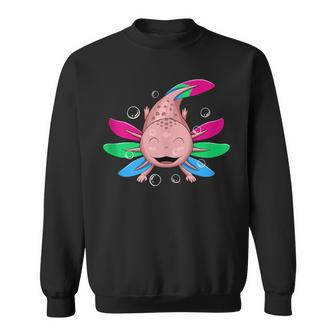 Polysexual Axolotl Poly Sexual Pride Lgbtq Sweatshirt | Mazezy