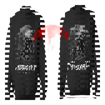 Poppop Squatch Funny Bigfoot Dad Sasquatch Yeti Fathers Day Sweatshirt | Mazezy