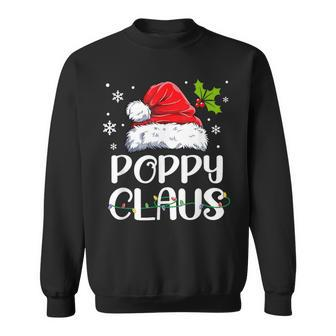Poppy Claus Santa Christmas Pajama Matching Family Sweatshirt - Monsterry