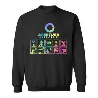 Portal Aperture Science Laboratories Video Game Me Tie Dye Sweatshirt - Seseable