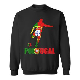 Portugal Flag Portugal Soccer Futebol Portuguese Pride Sweatshirt | Mazezy