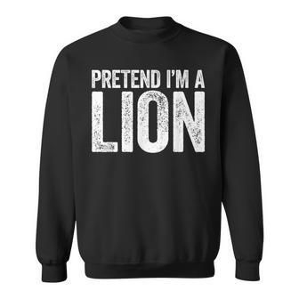 Pretend I'm A Lion Matching Costume Sweatshirt | Mazezy