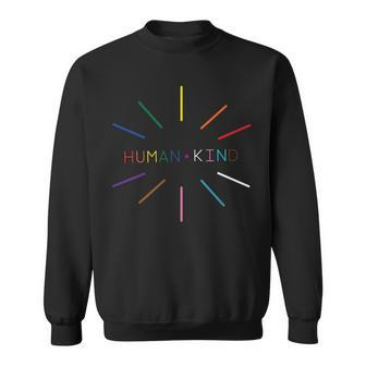 Pride Human Kind Graphic Sweatshirt | Mazezy