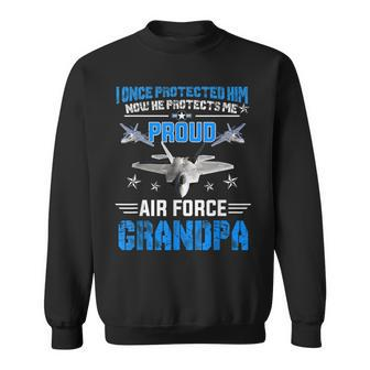 Pride Military Family Proud Grandpa Air Force Gift  Gift For Mens Sweatshirt