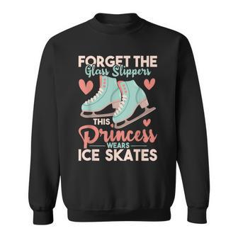 This Princess Wears Ice Skates Figure Ice Skating Sweatshirt - Thegiftio UK