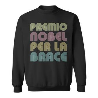 Prize For The Ember Grillmaster Barbecue Italian Words Sweatshirt | Mazezy