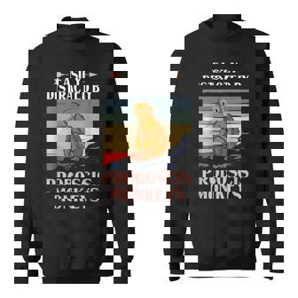 Proboscis Monkey Long Nosed Monkeys Sweatshirt | Mazezy