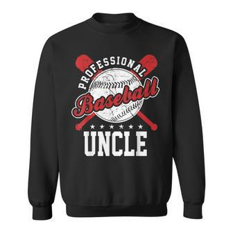Professional Baseball Uncle Team Sport Sweatshirt | Mazezy