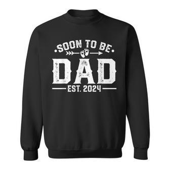 Promoted To Daddy Est 2024 Soon To Be Dad 2024 Sweatshirt - Monsterry UK