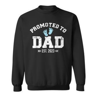 Promoted To Dad 2023 Pregnancy Announcement Sweatshirt | Mazezy