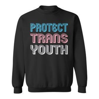 Protect Trans Youth Kids Transgender Lgbt Pride Sweatshirt | Mazezy AU