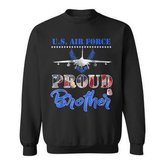 Proud Brother Us Air Force Stars Air Force Family Sweatshirt | Mazezy