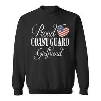 Proud Coast Guard Girlfriend T Sweatshirt | Mazezy