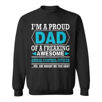Proud Dad Awesome Animal Control Officer Father Day Gift For Mens Sweatshirt | Mazezy