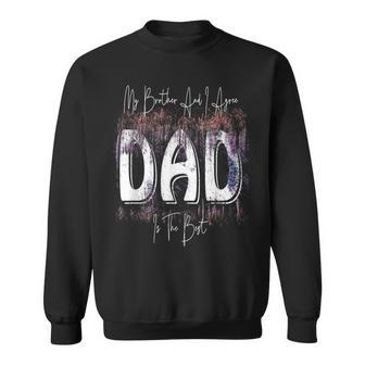 Proud Dad Of Twins Dad Is The Best Father Day Gift From Son Sweatshirt | Mazezy
