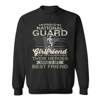 Proud National Guard Girlfriend Coast Guard Sweatshirt | Mazezy