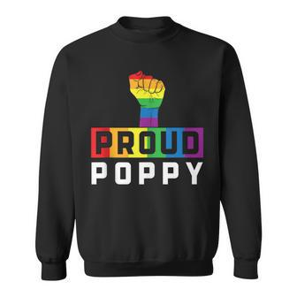 Proud Poppy Lgbt Pride Sweatshirt | Mazezy