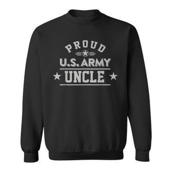 Proud Us Army Uncle Light Military Family Patriot Sweatshirt | Mazezy