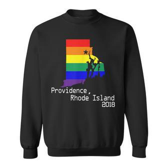 Providence Rhode Island 2018 Lgbt Pride Gay Pride Sweatshirt | Mazezy DE