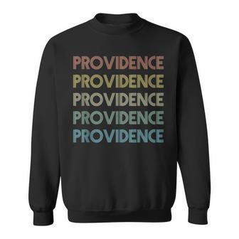Providence Rhode Island Pride Vintage State Ri Retro 70S Sweatshirt | Mazezy DE