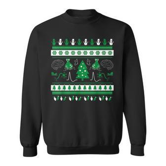 Psychology Ugly Christmas Sweater Brain Neurotransmitter Sweatshirt - Monsterry DE