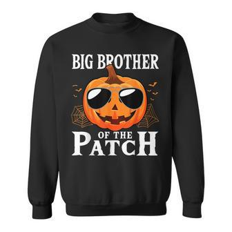 Pumpkin Big Brother Of The Patch Family Halloween Costume Sweatshirt - Thegiftio UK