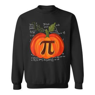 Pumpkin Pie Math Halloween Thanksgiving Pi Day Sweatshirt - Seseable