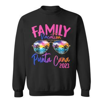 Punta Cana Dominican 2023 Sunglasses Theme Family Vacation Sweatshirt - Seseable