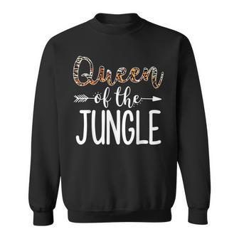 Queen Of Jungle Safari Squad Zoo Matching Safari Trip Family Sweatshirt | Mazezy