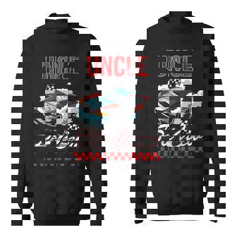 Race Car Birthday Party Racing Family Uncle Pit Crew Funny Gifts For Uncle Sweatshirt | Mazezy