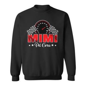 Race Car Racing Family Mimi Pit Crew Birthday Party Sweatshirt - Monsterry CA