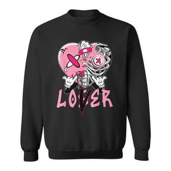 Racer Pink 5S To Match Loser Lover Heart 5 Racer Blue Sweatshirt - Seseable