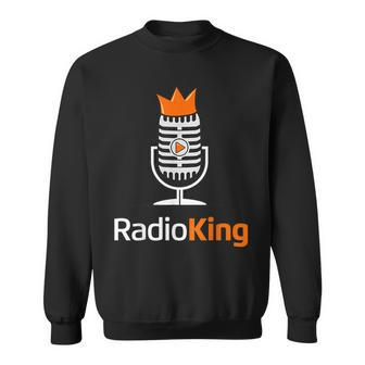Radio King Microphone Dj Radio Host Anchor Ham Radio Sweatshirt | Mazezy