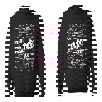 Ramos Surname Last Name Family Its A Ramos Thing Funny Last Name Designs Funny Gifts Sweatshirt | Mazezy