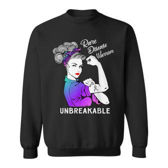 Rare Disease Warrior Unbreakable Awareness Sweatshirt | Mazezy CA