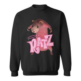 Ratz Pink Mouse Rat Meme Sweatshirt - Seseable