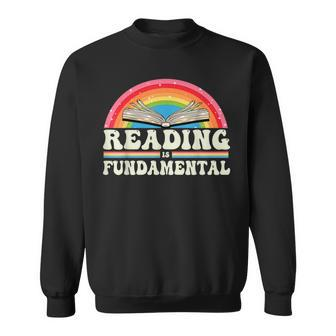 Reading Is Fundamental Geeky Bookworm Poetry Literature Reading Funny Designs Funny Gifts Sweatshirt | Mazezy