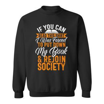 Reading Lover Book Lover Book Reading Sweatshirt | Mazezy