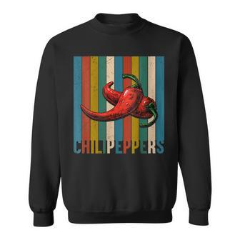 Red Chili-Peppers Red Hot Vintage Chili-Peppers Sweatshirt - Seseable