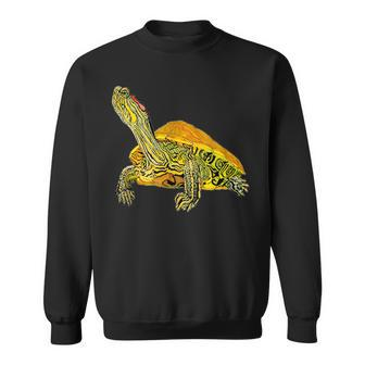 Red-Eared Slider Turtle For Turtle Lovers Sweatshirt | Mazezy