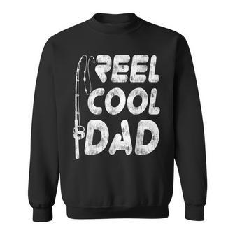 Reel Cool Dad Great Fishing Fathers Day Idea Sweatshirt | Mazezy
