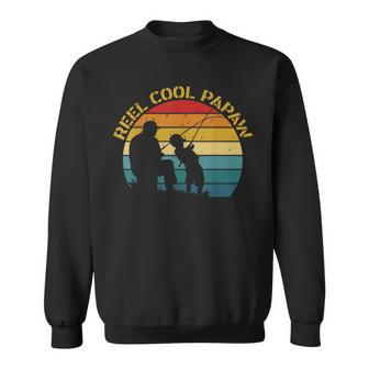 Reel Cool Papaw Fishing Dad Fathers Day Gift For Fisherman Sweatshirt | Mazezy
