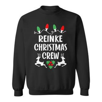 Reinke Name Gift Christmas Crew Reinke Sweatshirt - Seseable