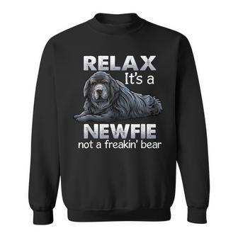 Relax It's A Newfie Newfoundland Dog Owner Sweatshirt | Mazezy